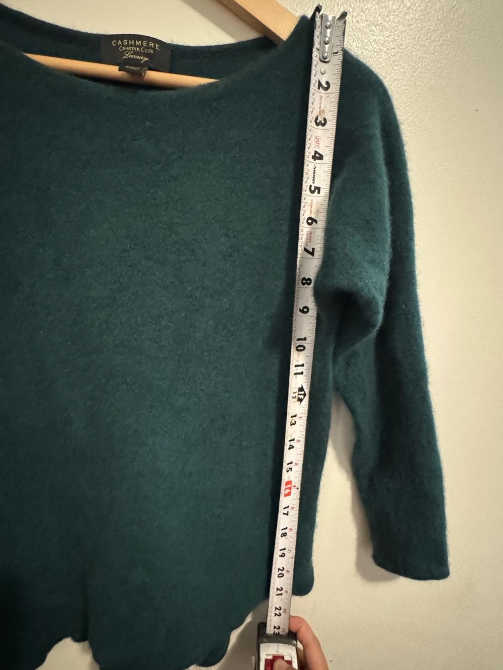 Charter Club Luxury 100% Cashmere
Sweater Womens S Teal Green Pullover - Picture 6 of 11